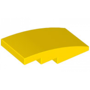 yellow slope curved 4 x 2