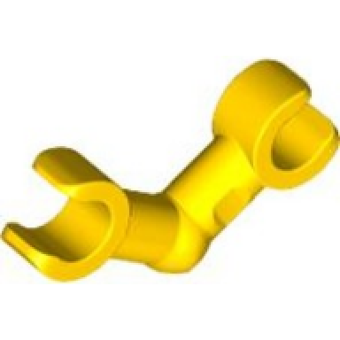 yellow arm skeleton bent with clips horizontal grip