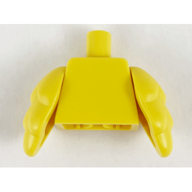 yellow torso plain yellow bird wings
