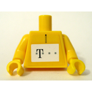 yellow torso german telekom yellow pattern stickers yellow arms yellow hands