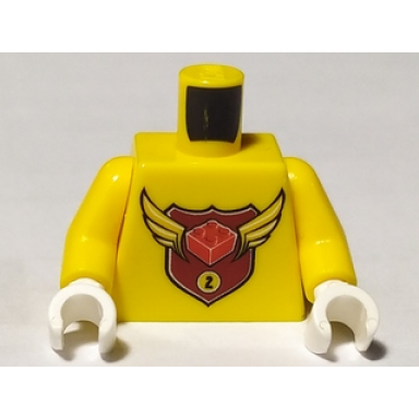 yellow torso mba level 2 logo pattern yellow arms white hands