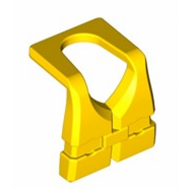 yellow minifigure life jacket center buckle