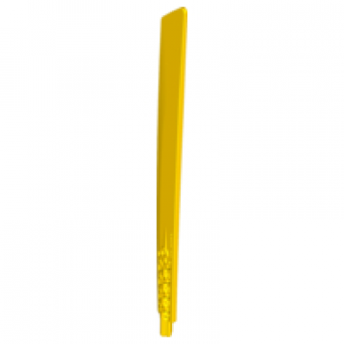 yellow propeller 1 blade 16l with axle sword blade