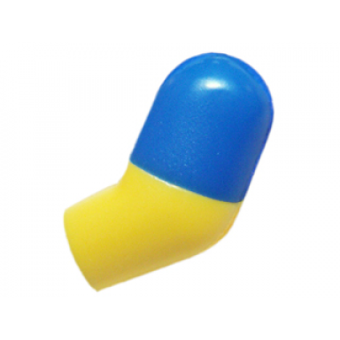 yellow arm left with molded blue short sleeve pattern