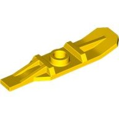 yellow minifigure utensil ski without hinge