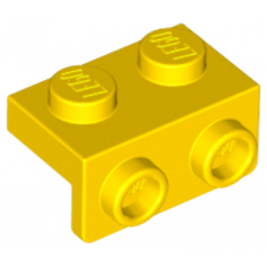 yellow bracket 1 x 2 - 1 x 2