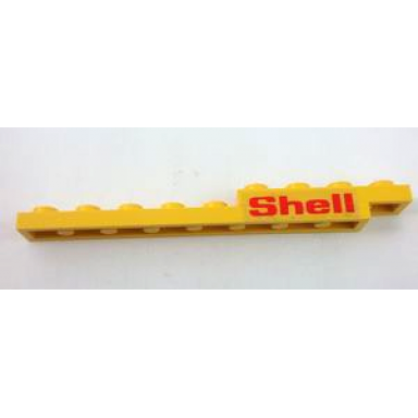 yellow stickered assembly 9 x 1 x 2 3 with red shell pattern sticker - set 6394 - 1 plate 1 x 4 1 plate 1 x 8