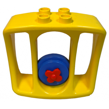 yellow duplo rattle square