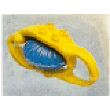 yellow duplo rattle fish