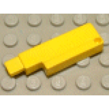 yellow garage door counterweight without hinge pin