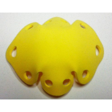 yellow foam scala handbag 12 x 10 with 10 holes