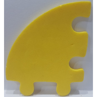 yellow foam scala puzzle piece 6 x 5