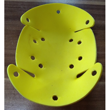 yellow foam scala bassinet with 14 holes