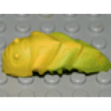 yellow bionicle rahkshi kraata stage 5 with marbled pattern list head color describe the rest
