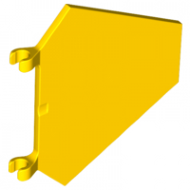 yellow flag 5 x 6 hexagonal