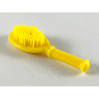 yellow scala utensil hairbrush