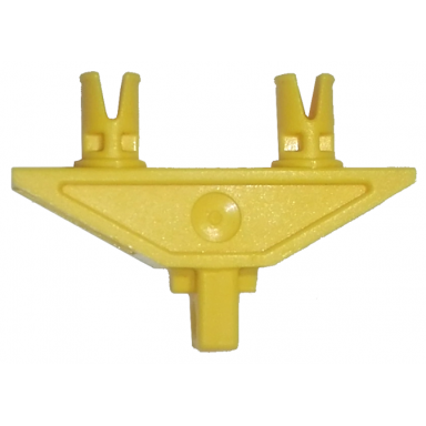 yellow hinge 1 x 4 triangle with two pins locking 1 finger