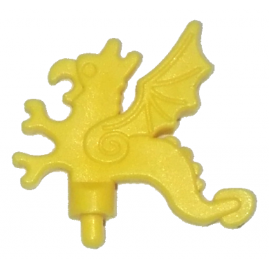 yellow minifigure plume dragon