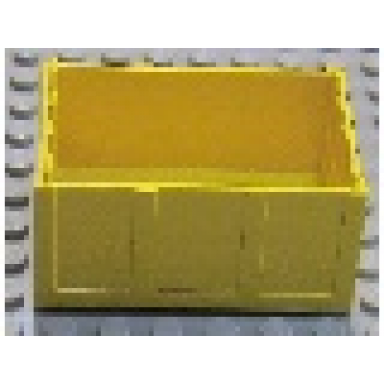 yellow container trunk bottom 4 x 6 x 2 1 3