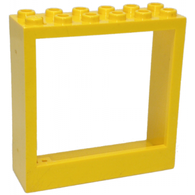 yellow fabuland door frame 2 x 6 x 5