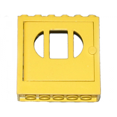 yellow fabuland door frame 2 x 6 x 5 with yellow door x610 fabak3