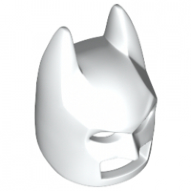 white minifigure headgear mask batman cowl angular ears pronounced brow