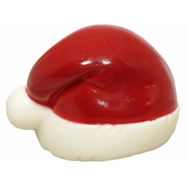 minifigure headgear cap santa with dark red top pattern bam
