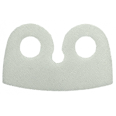 minifigure cape cloth high rounded narrow collar rounded sides - traditional starched fabric