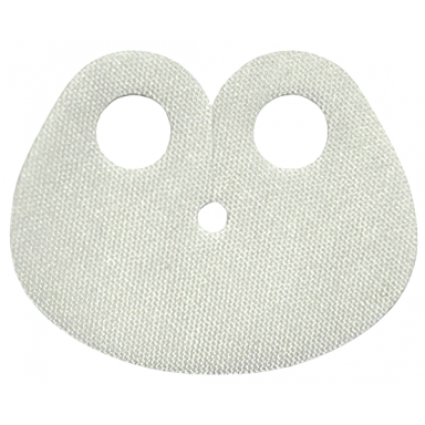 minifigure cape cloth high rounded oval narrow collar full circle neck cut