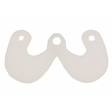 minifigure cape cloth curved with hand holes round around neck hole - spongy stretchable fabric