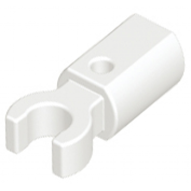 white bar holder with clip