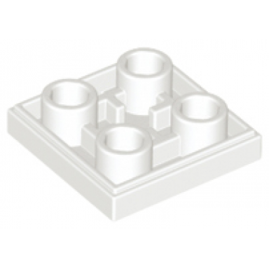 white tile modified 2 x 2 inverted
