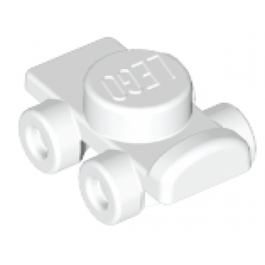 white minifigure footgear roller skate