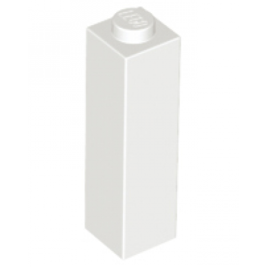 white brick 1 x 1 x 3