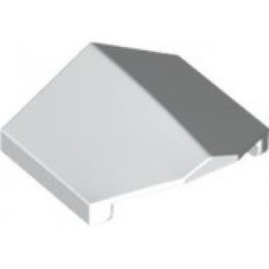 white slope curved 33 2 x 2 double inverted