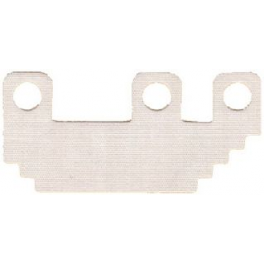 white minifigure skirt cloth stepped edge - traditional starched fabric