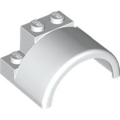 white vehicle mudguard 4 x 3 x 1 2 3 with arch round wide cylinder