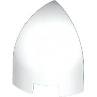 white slope curved 1 x 1 x 1 1 3 corner round