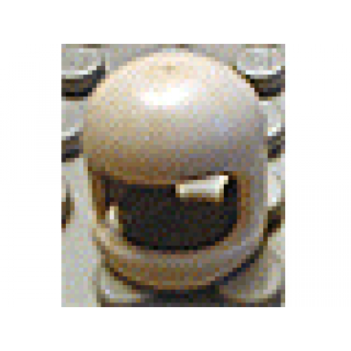 white minifigure headgear helmet space town with thick chin strap undetermined type