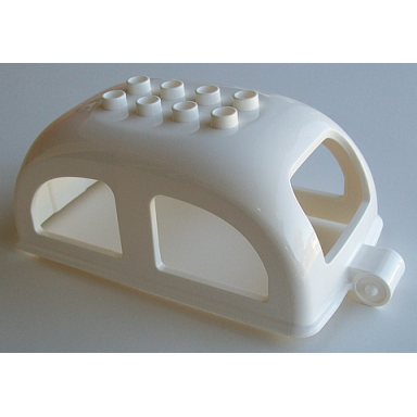 white duplo camper top