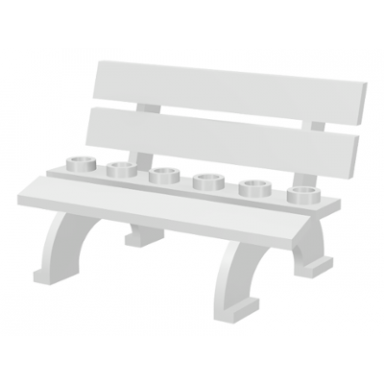 white fabuland bench seat