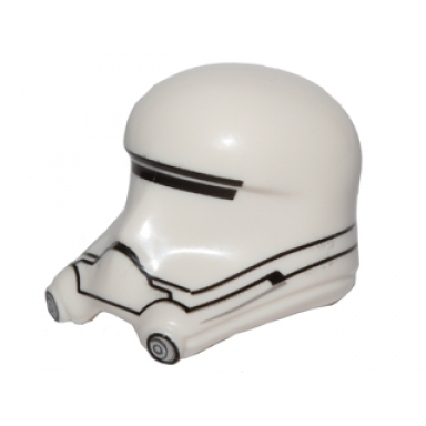 white minifigure headgear helmet sw flametrooper ep 7 pattern