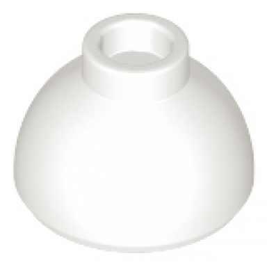 white brick round 1 1 2 x 1 1 2 x 2 3 dome top
