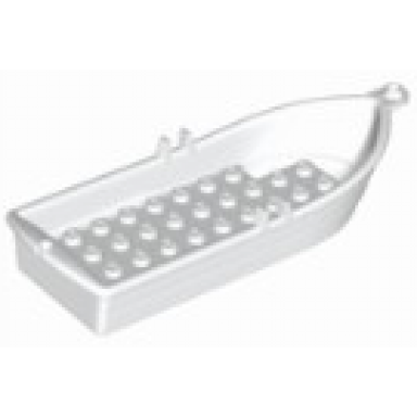 boat 14 x 5 x 2 with oarlocks without hollow inside studs