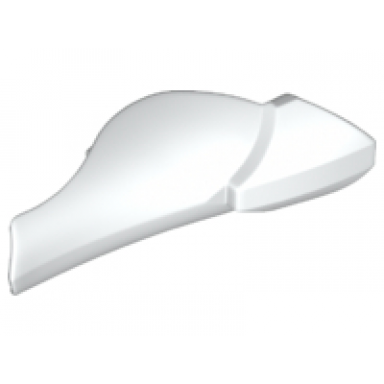 white large figure armor leg shin guard with ball joint socket