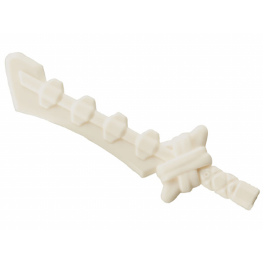 white minifigure weapon bone sword