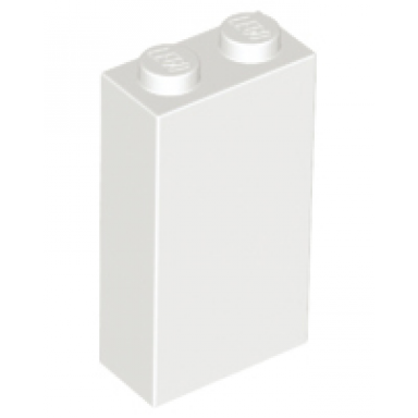 white brick 1 x 2 x 3