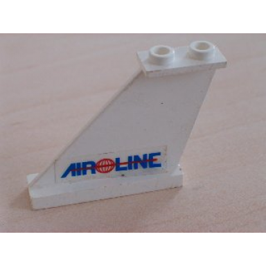 tail 4 x 1 x 3 with blue air line and red globe and line pattern on left side sticker - sets 6597 10159