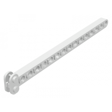 white crane arm center technic liftarm 1 x 16