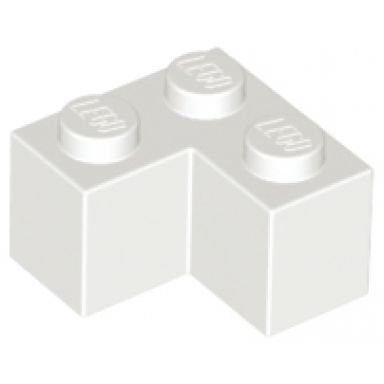 white brick 2 x 2 corner